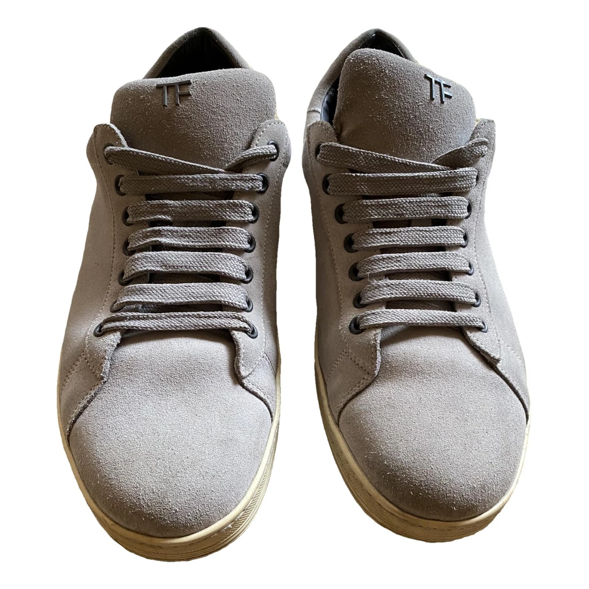 Pre-owned Tom Ford Low Trainers In Grey