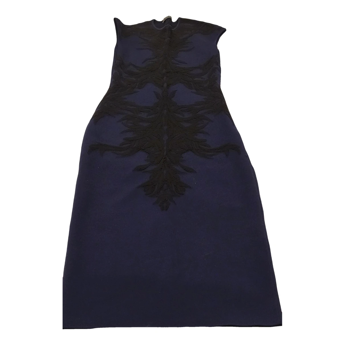 Pre-owned Alexander Mcqueen Mid-length Dress In Blue