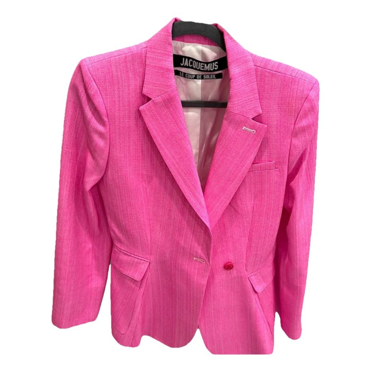 Pre-owned Jacquemus Le Coup De Soleil Blazer In Pink
