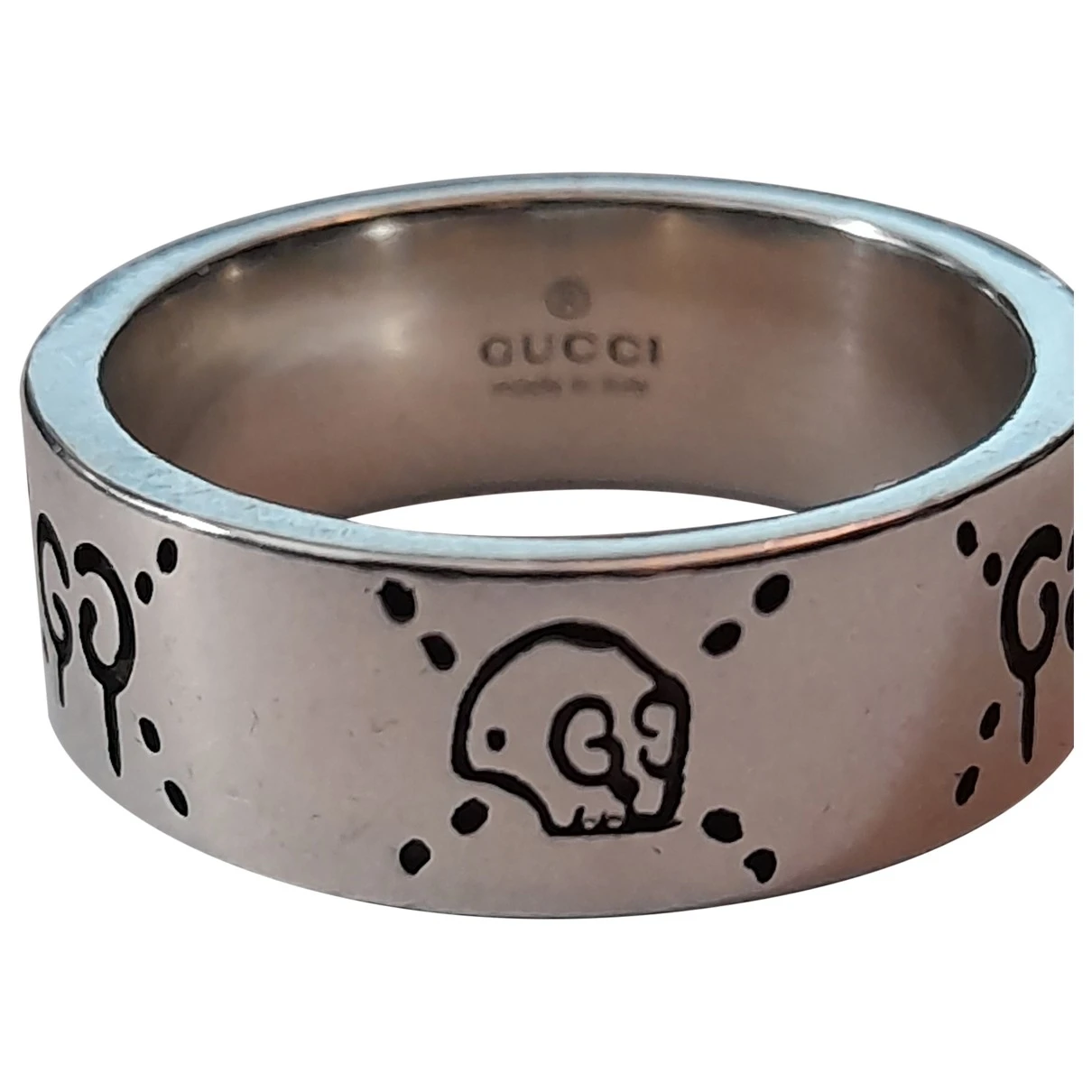 Pre-owned Gucci Icon Silver Ring