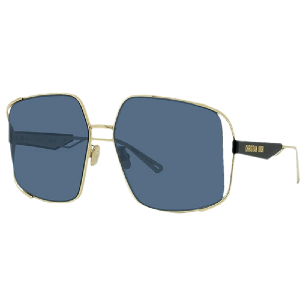 Pre-owned Dior Oversized Sunglasses In Blue