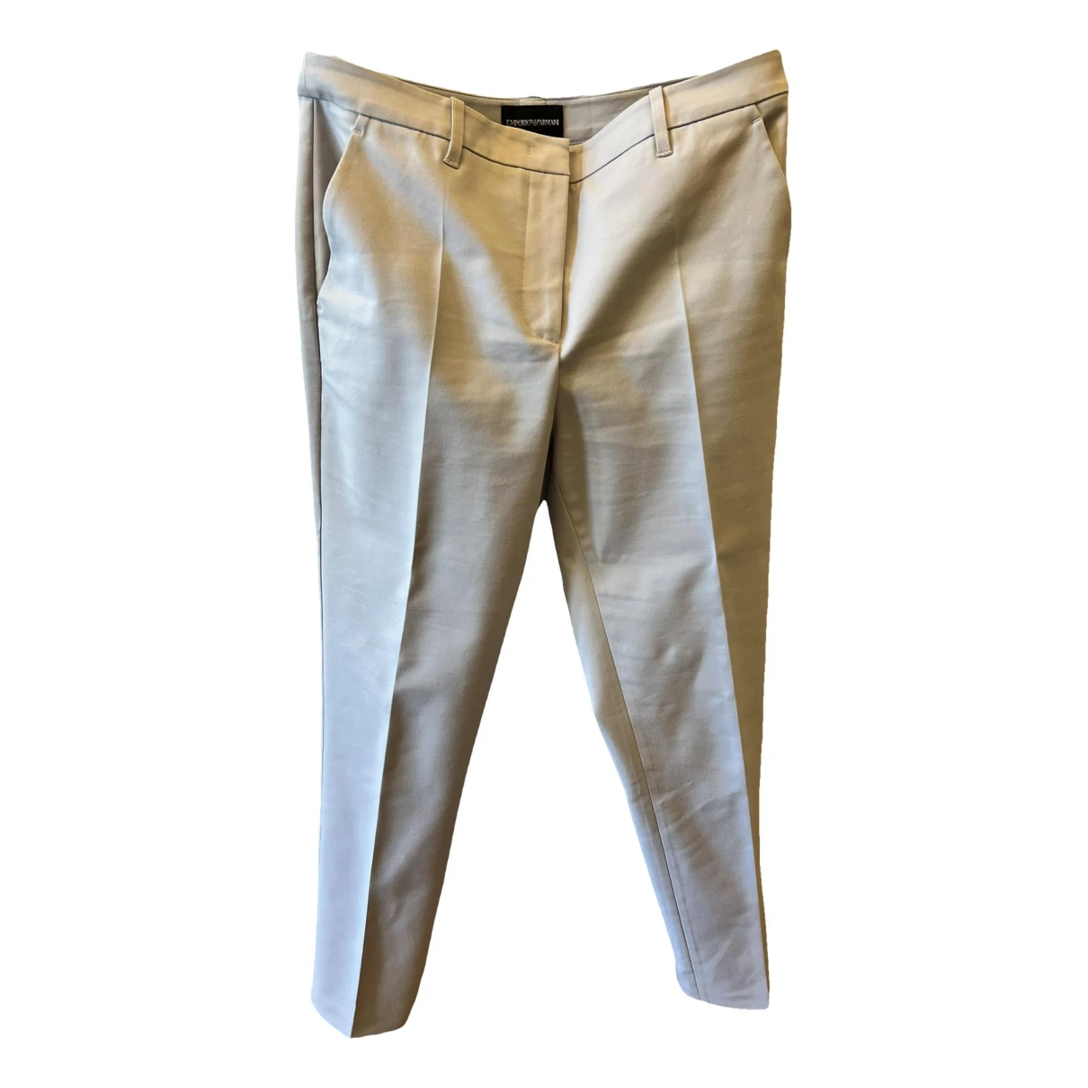 Pre-owned Emporio Armani Chino Pants In Grey