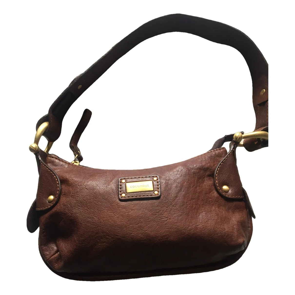 Pre-owned Coccinelle Leather Handbag In Brown