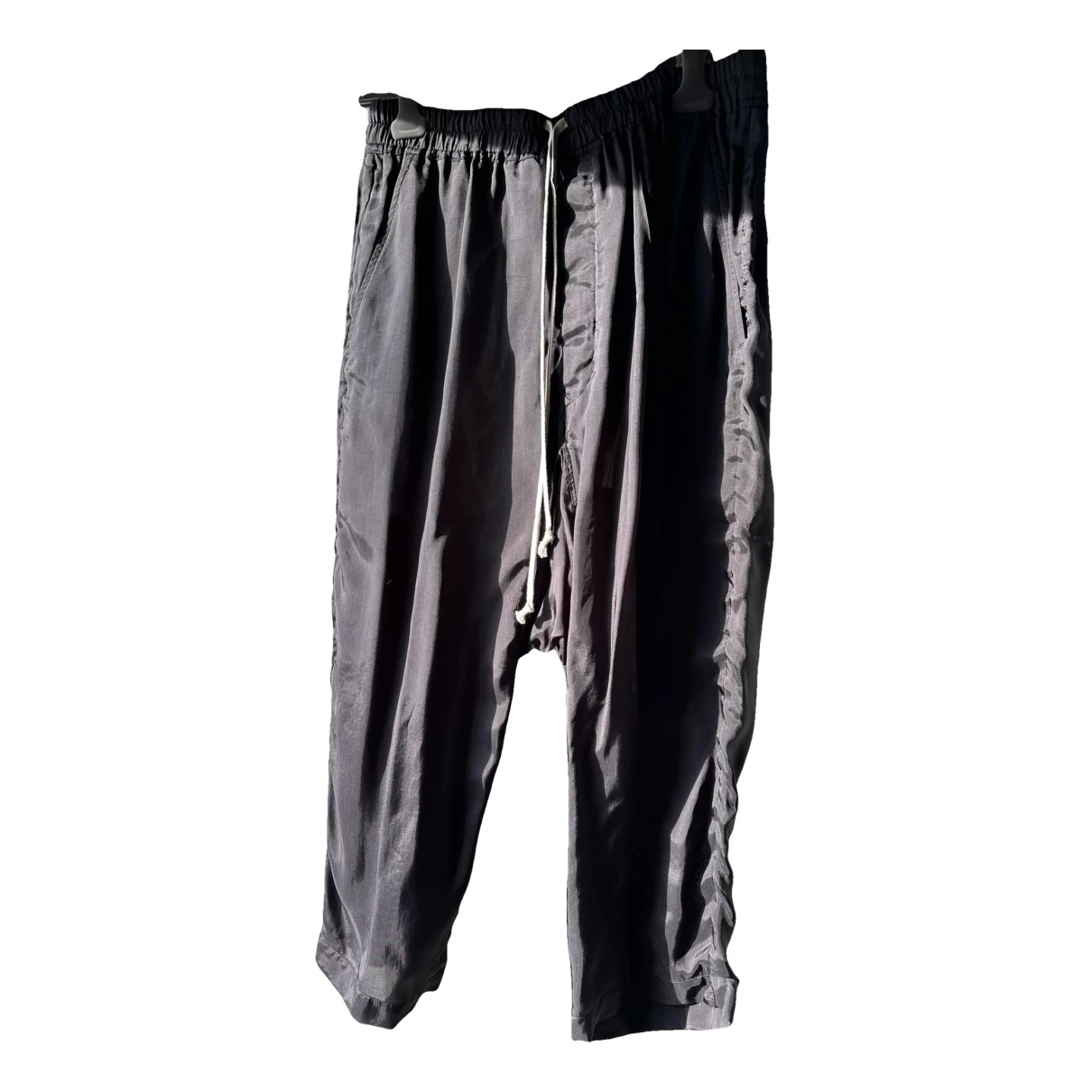 Pre-owned Rick Owens Trousers In Black