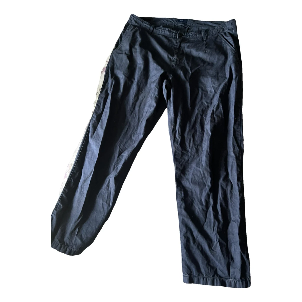 Pre-owned Gant Trousers In Navy