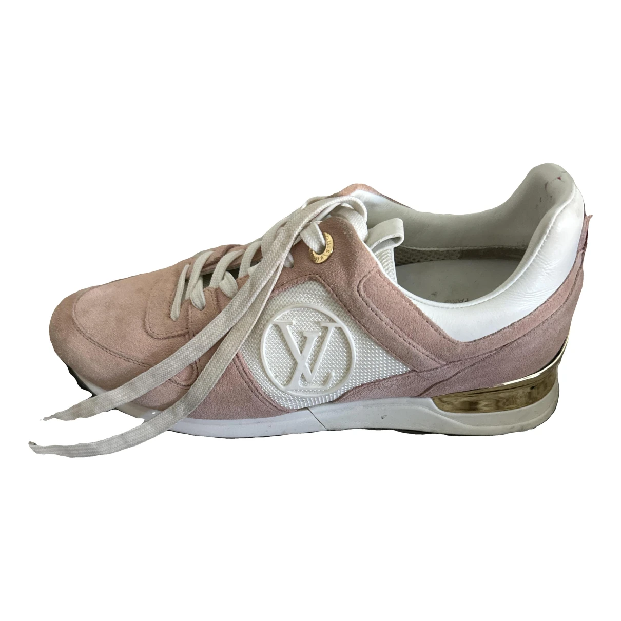 Pre-owned Louis Vuitton Run Away Trainers In Pink