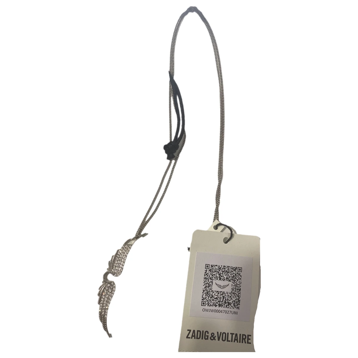 Pre-owned Zadig & Voltaire Necklace In Silver