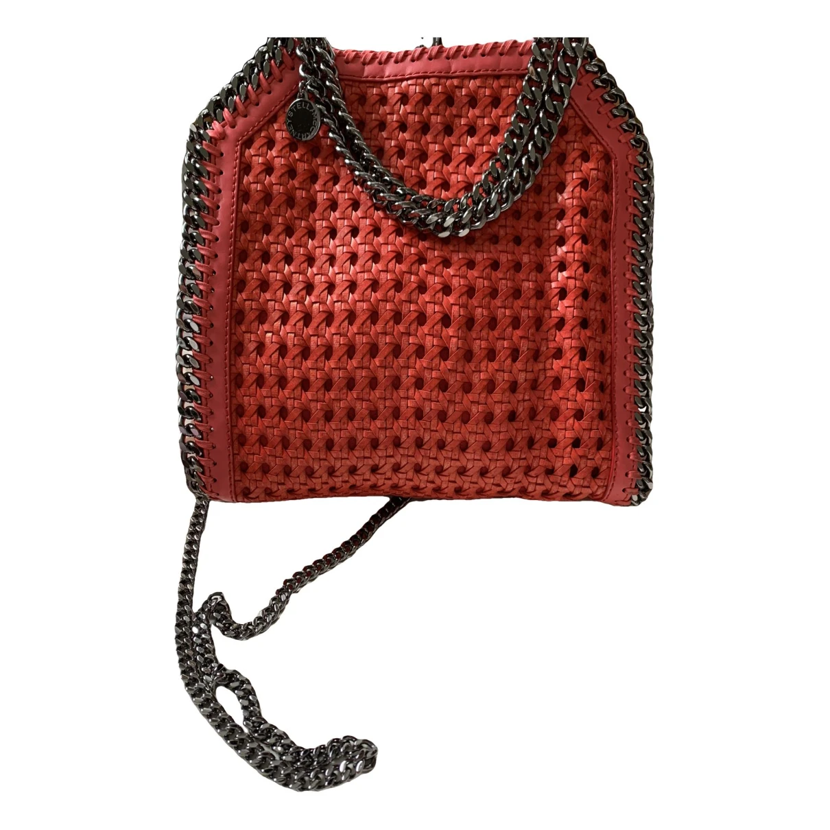 Pre-owned Stella Mccartney Leather Handbag In Orange