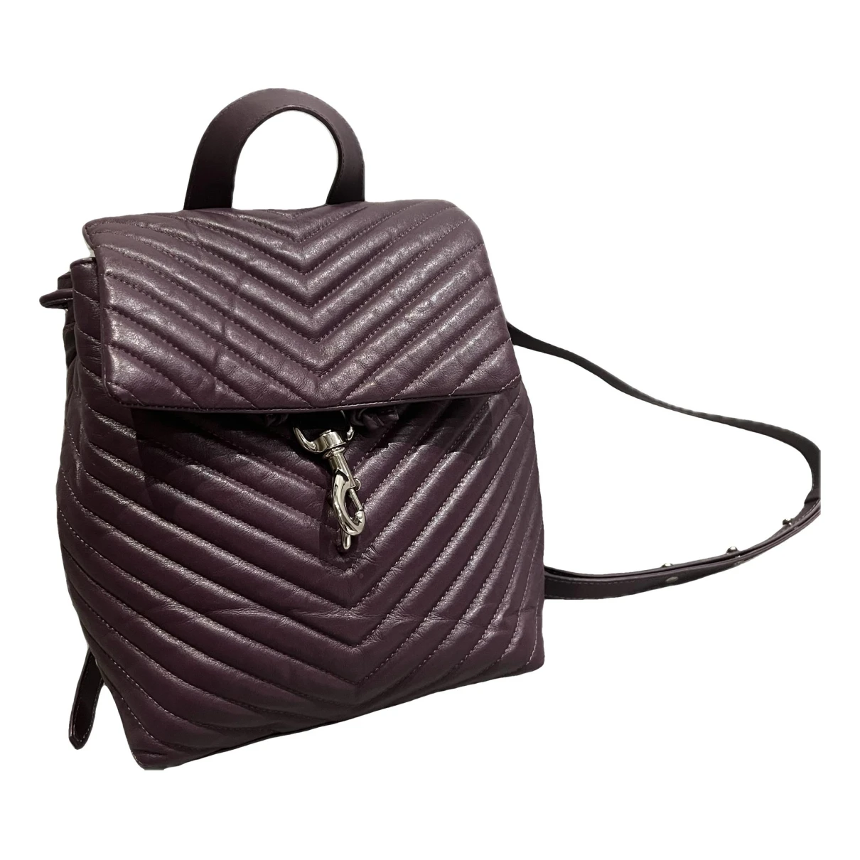 Pre-owned Rebecca Minkoff Leather Backpack In Purple