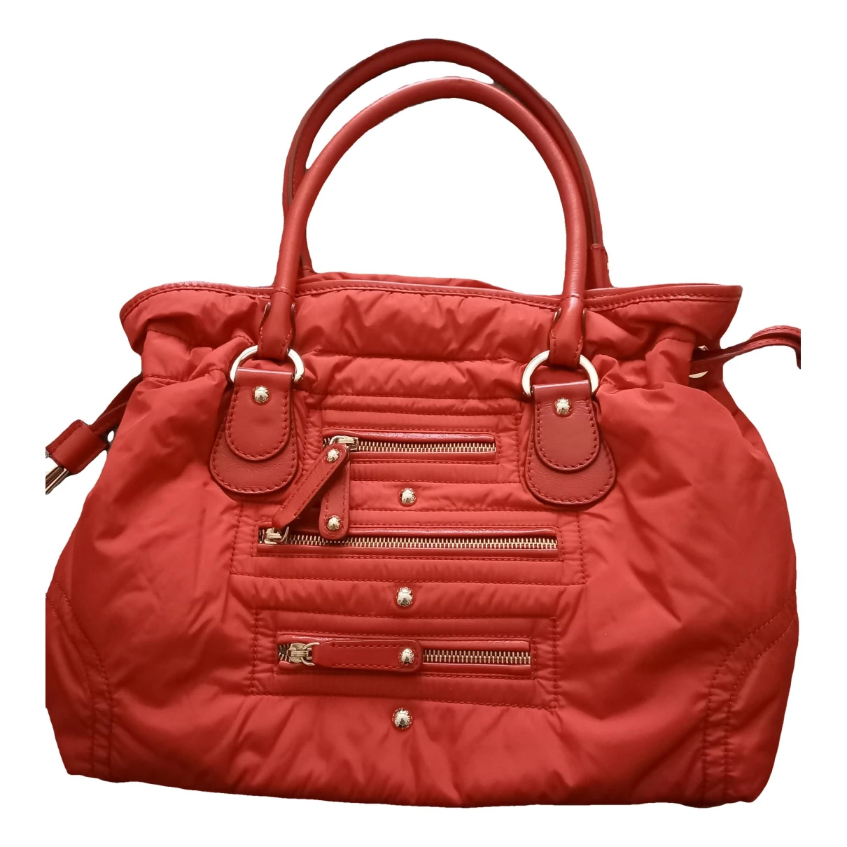 Pre-owned Tod's Cloth Handbag In Red