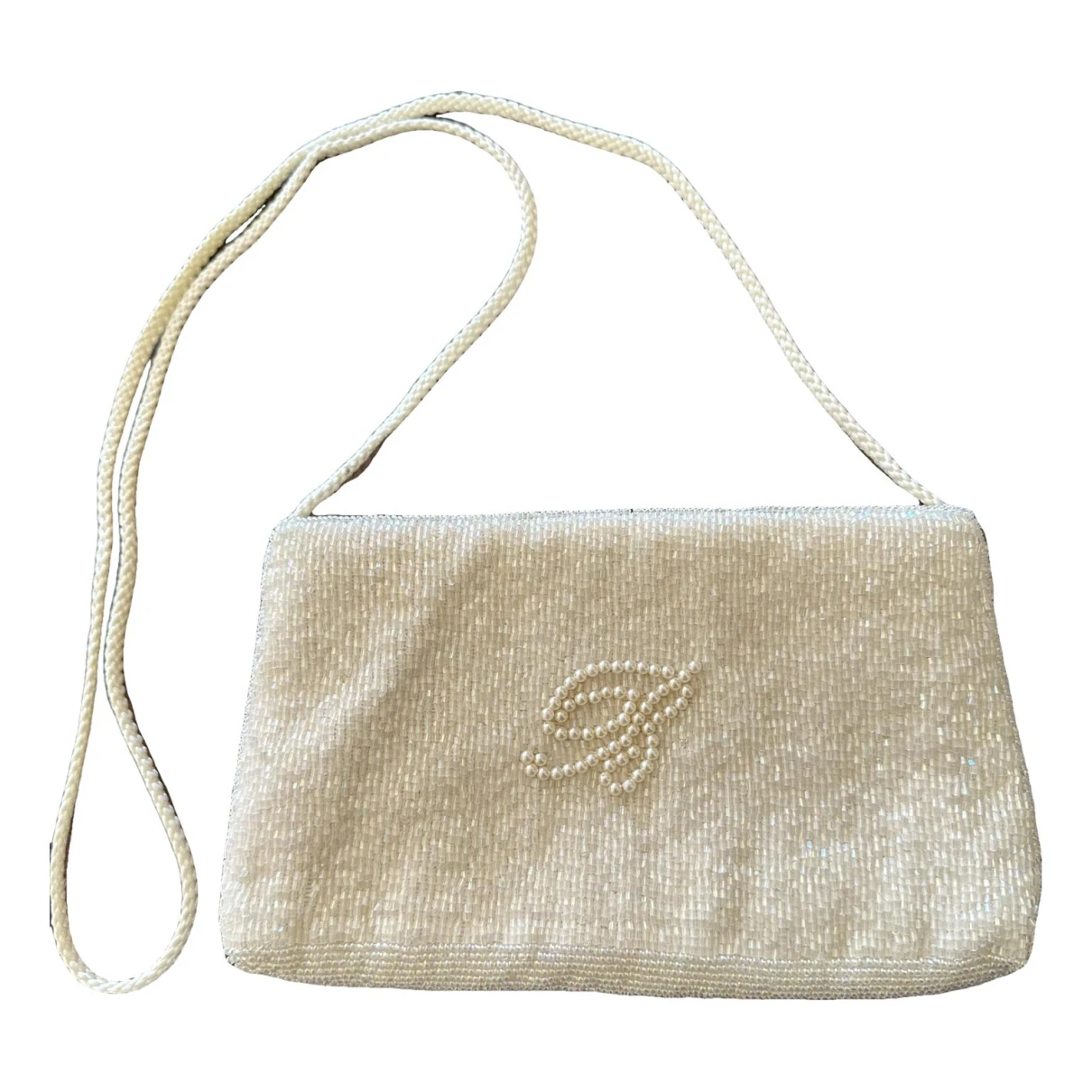 Pre-owned Blumarine Cloth Handbag In Beige