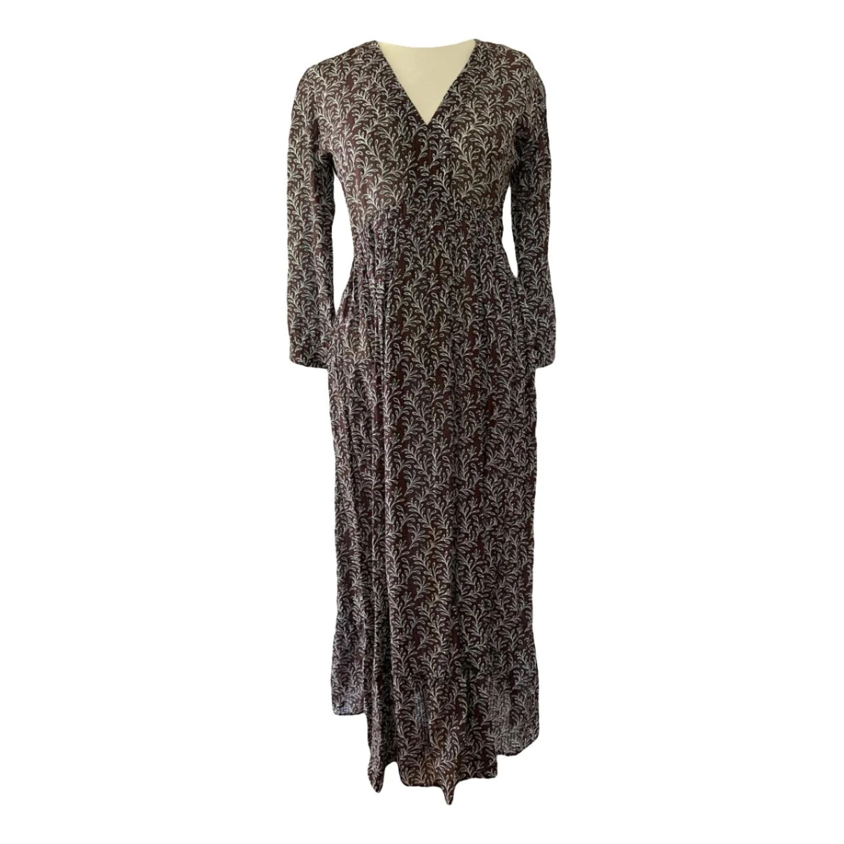 Pre-owned Vanessa Bruno Mid-length Dress In Burgundy