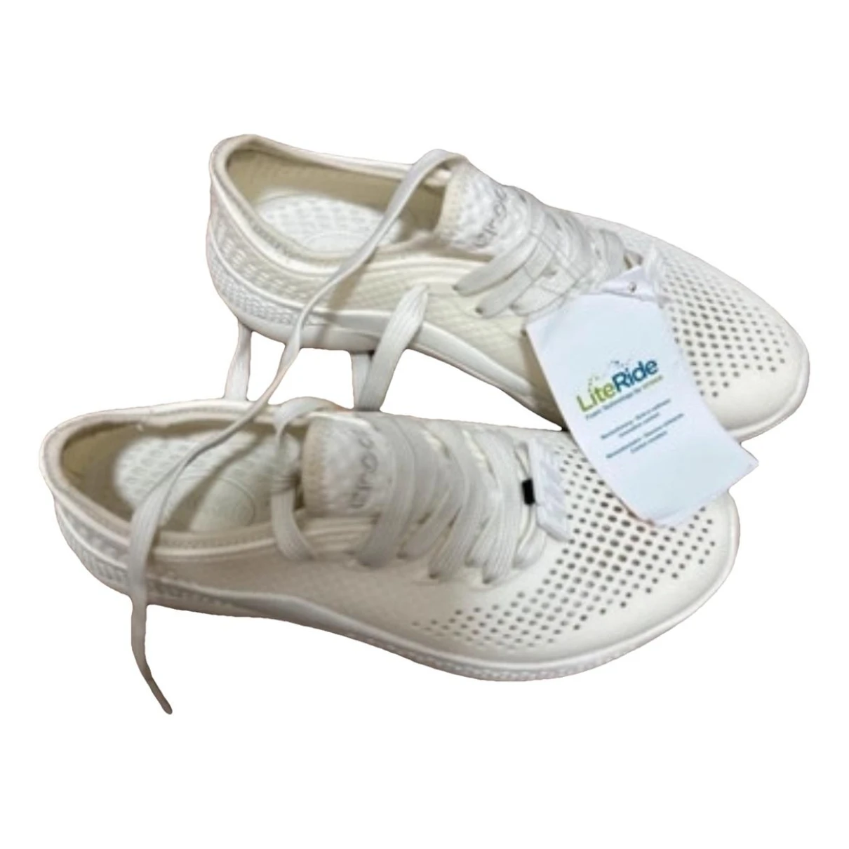 Pre-owned Crocs Trainers In White