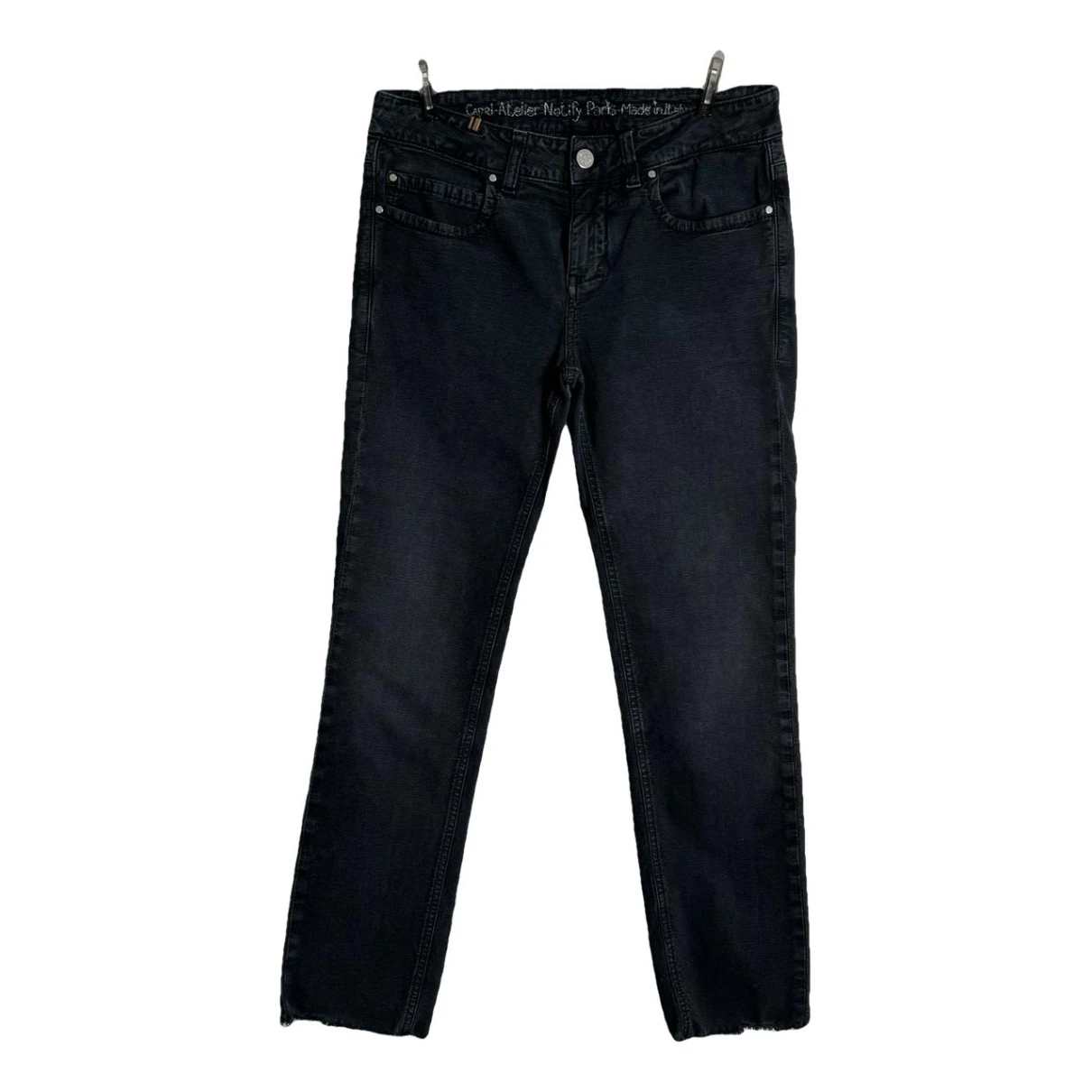 Pre-owned Notify Slim Jeans In Black
