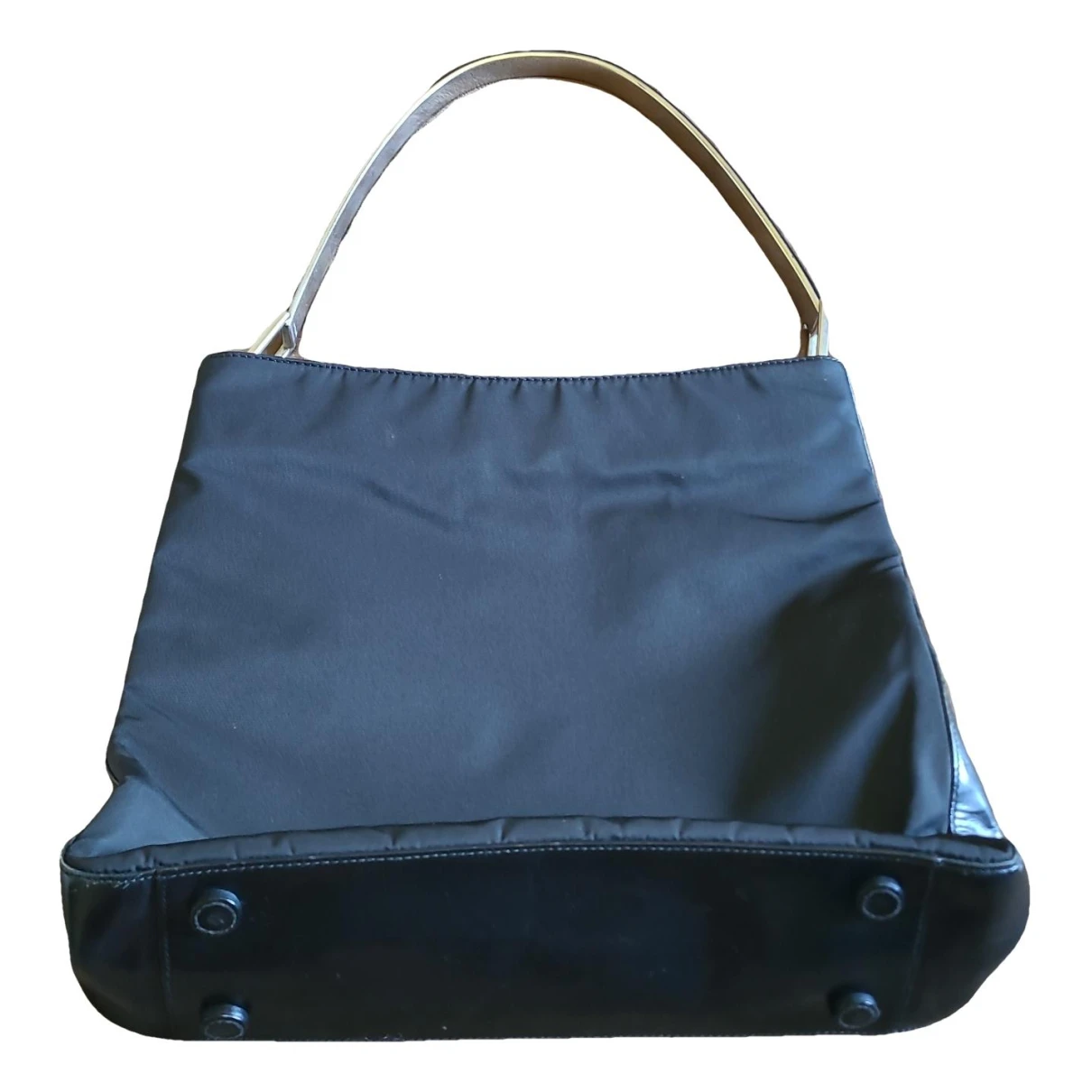 Pre-owned Prada Cloth Handbag In Black