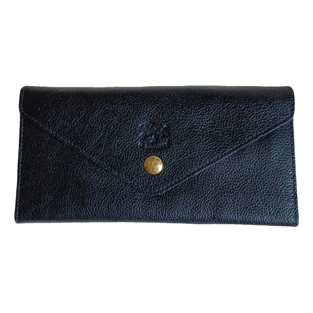 Pre-owned Il Bisonte Leather Wallet In Black