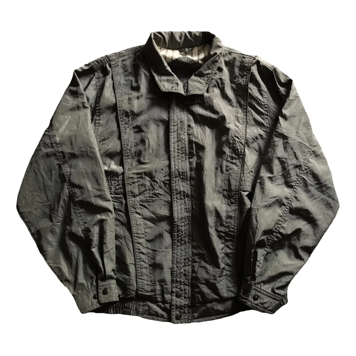 Pre-owned Yohji Yamamoto Jacket In Grey
