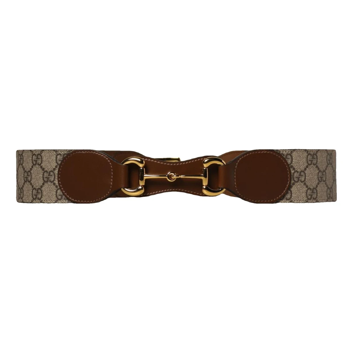 Pre-owned Gucci Leather Belt In Camel