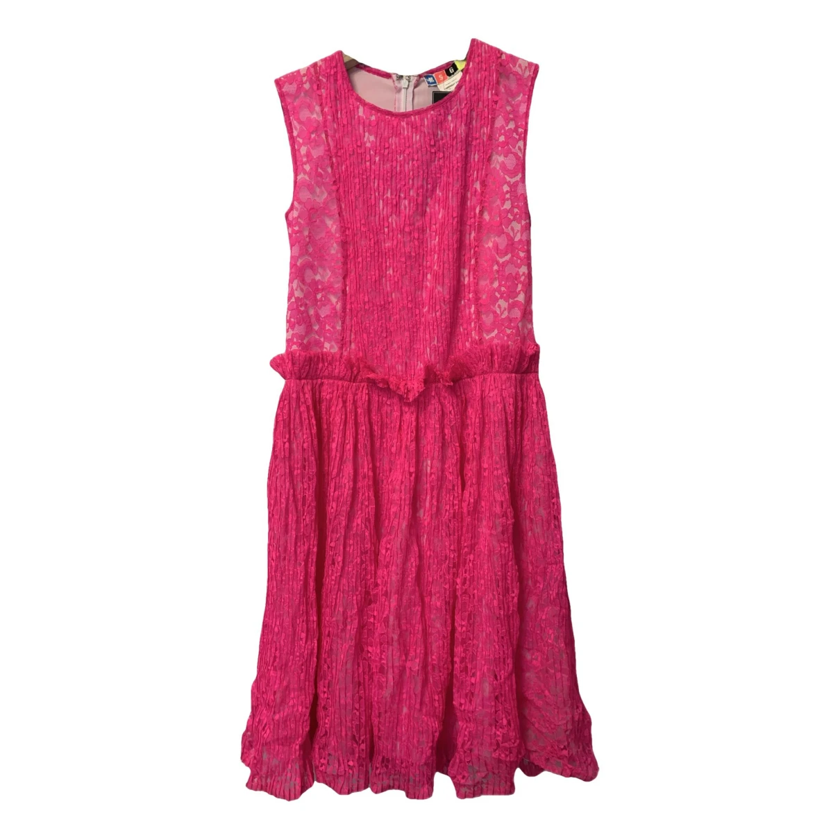 Pre-owned Msgm Mid-length Dress In Pink