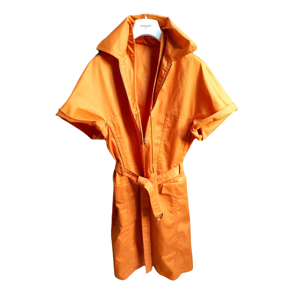 Pre-owned Saint Laurent Mid-length Dress In Orange