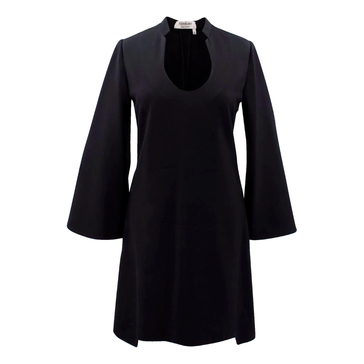 Pre-owned Saint Laurent Wool Dress In Black