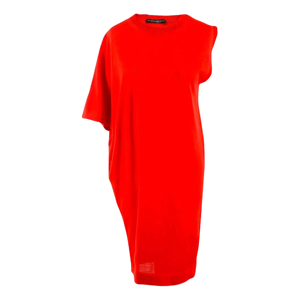 Pre-owned Balenciaga Wool Dress In Red