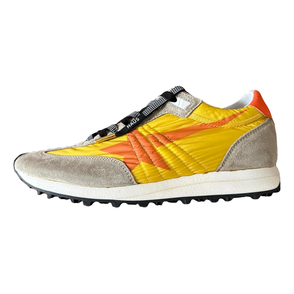 Pre-owned Golden Goose Running Low Trainers In Yellow