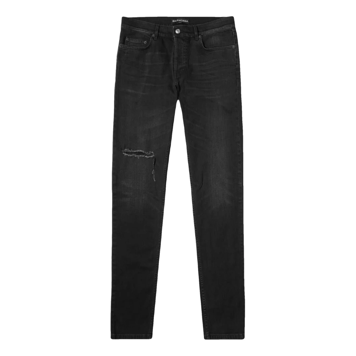 Pre-owned Balenciaga Slim Jean In Black