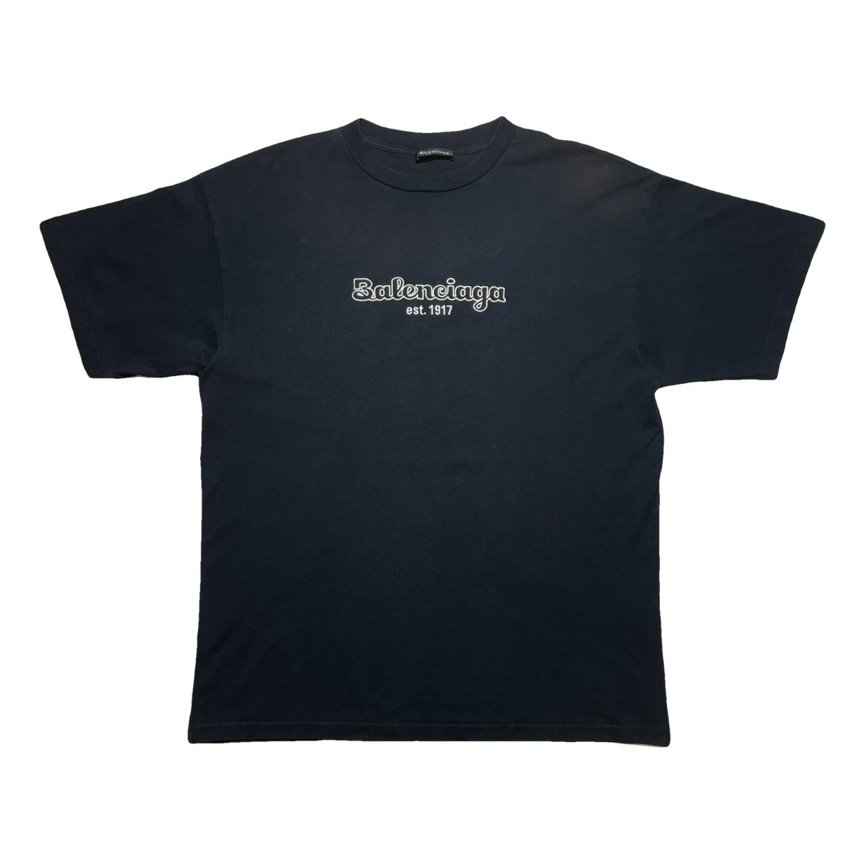 Pre-owned Balenciaga T-shirt In Blue