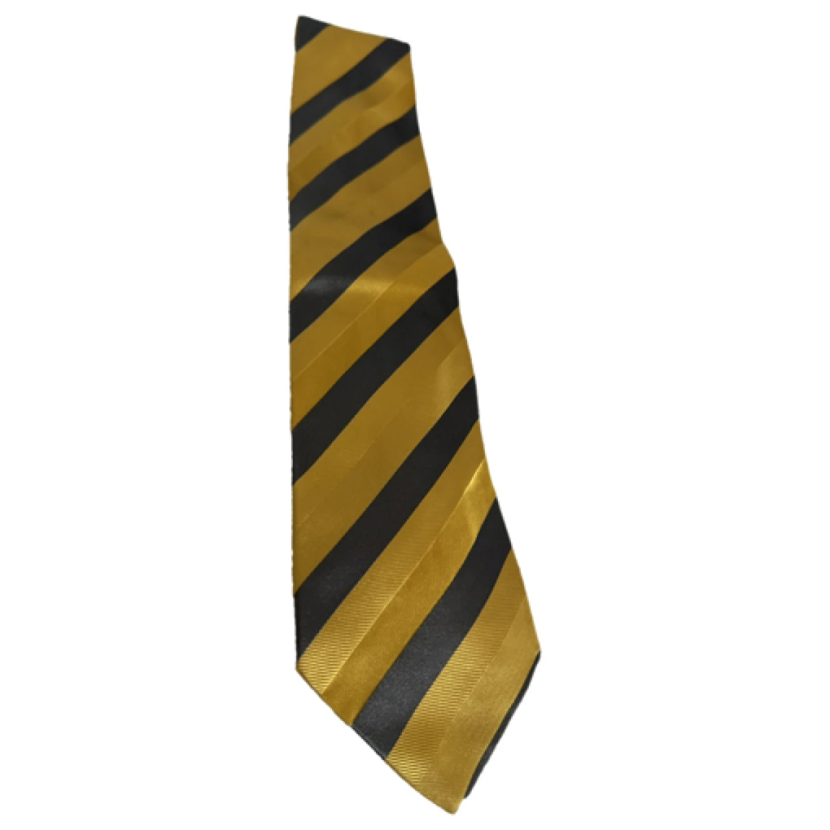 Pre-owned Corneliani Silk Tie In Yellow