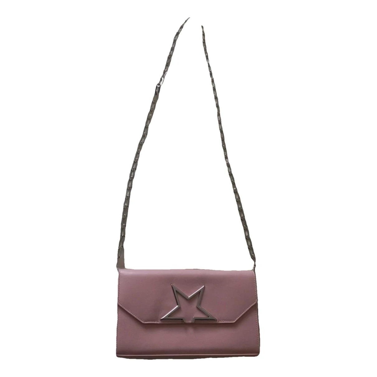 Pre-owned Golden Goose Leather Handbag In Pink