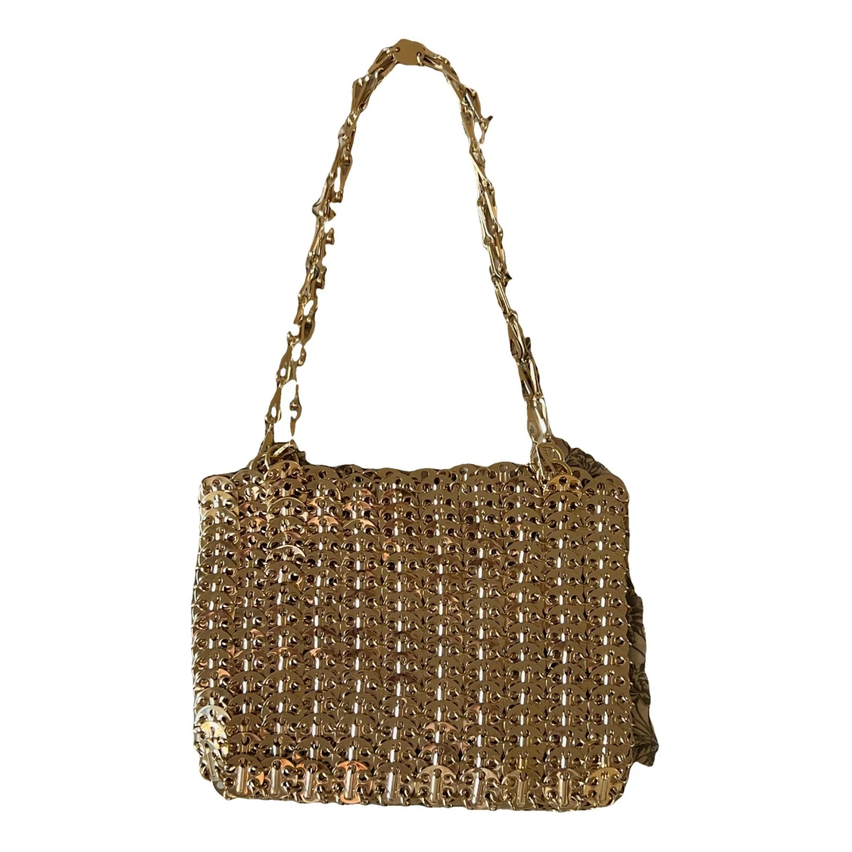 Pre-owned Paco Rabanne 1969 Handbag In Gold