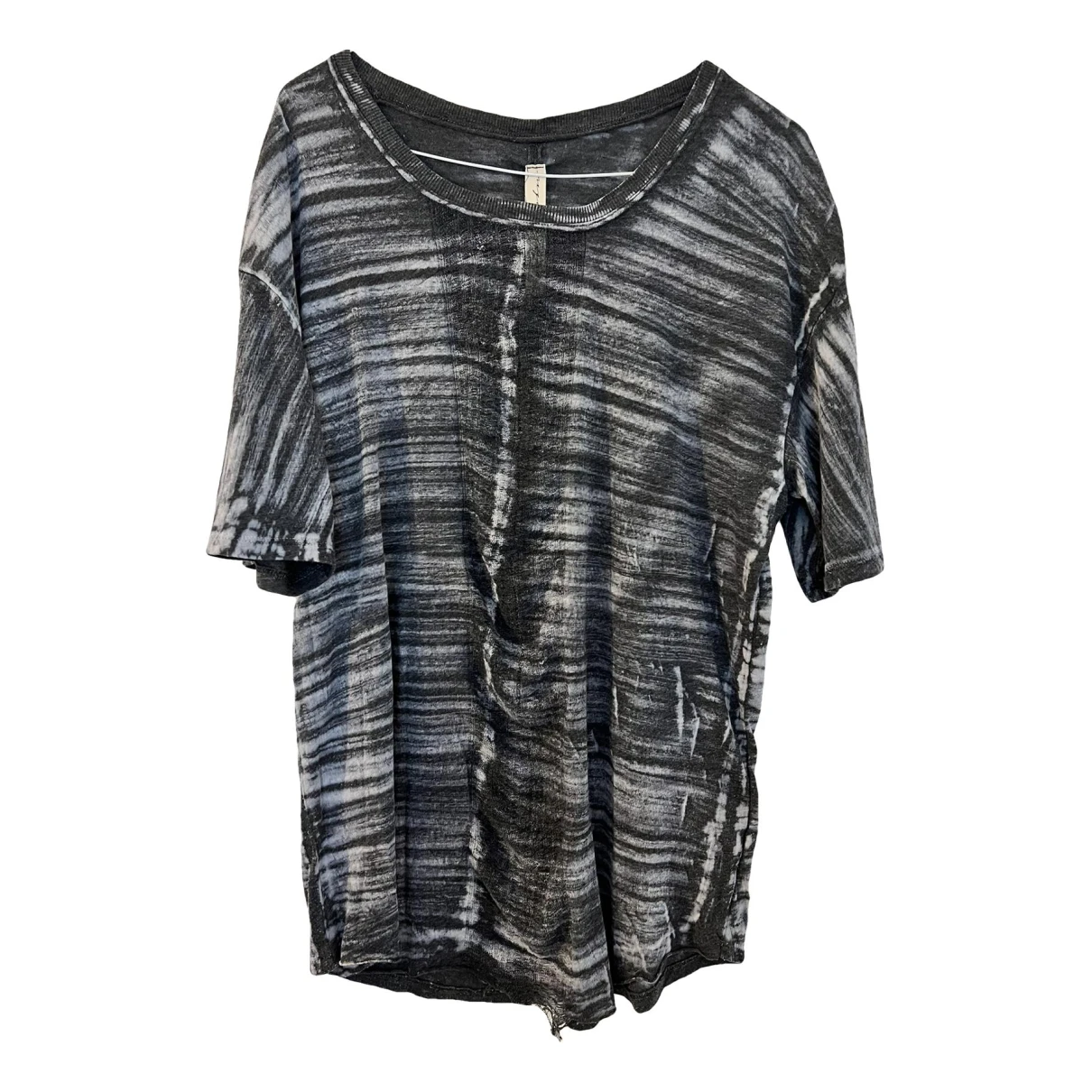 Pre-owned Raquel Allegra T-shirt In Anthracite