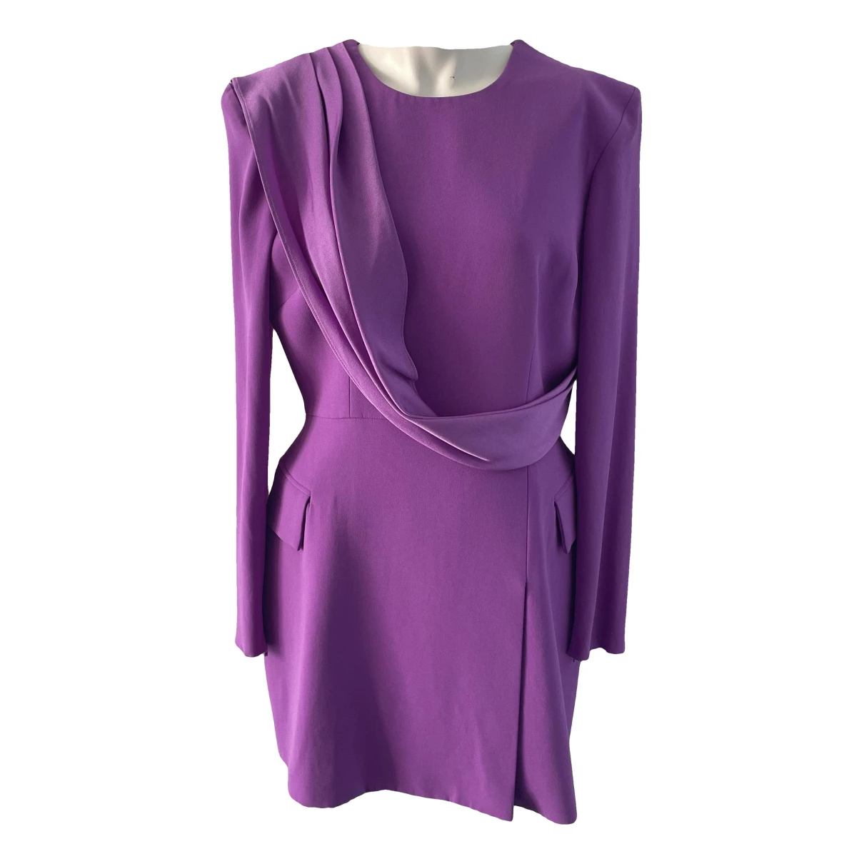 Pre-owned Alex Perry Mini Dress In Purple