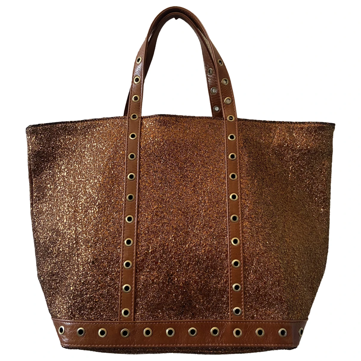 Pre-owned Vanessa Bruno Cabas Tote In Gold