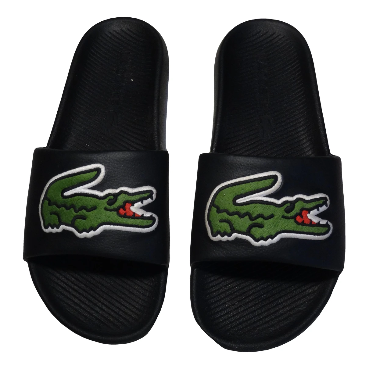 Pre-owned Lacoste Sandals In Black
