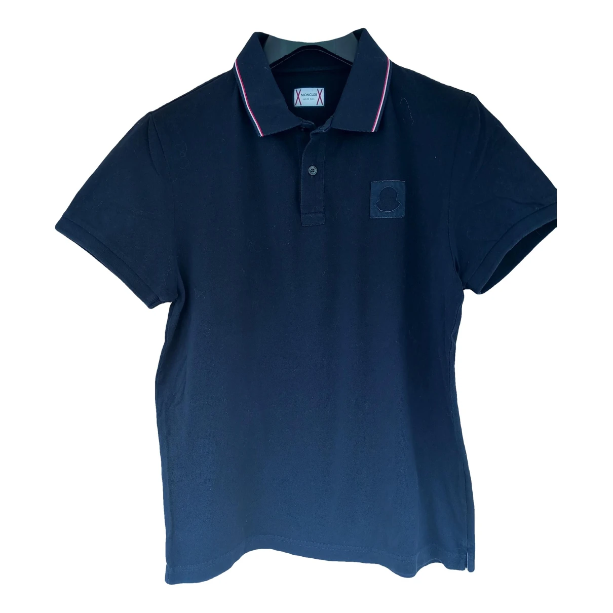 Pre-owned Moncler Polo Shirt In Blue