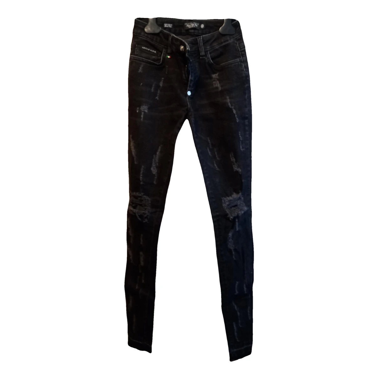 Pre-owned Philipp Plein Jeans In Black