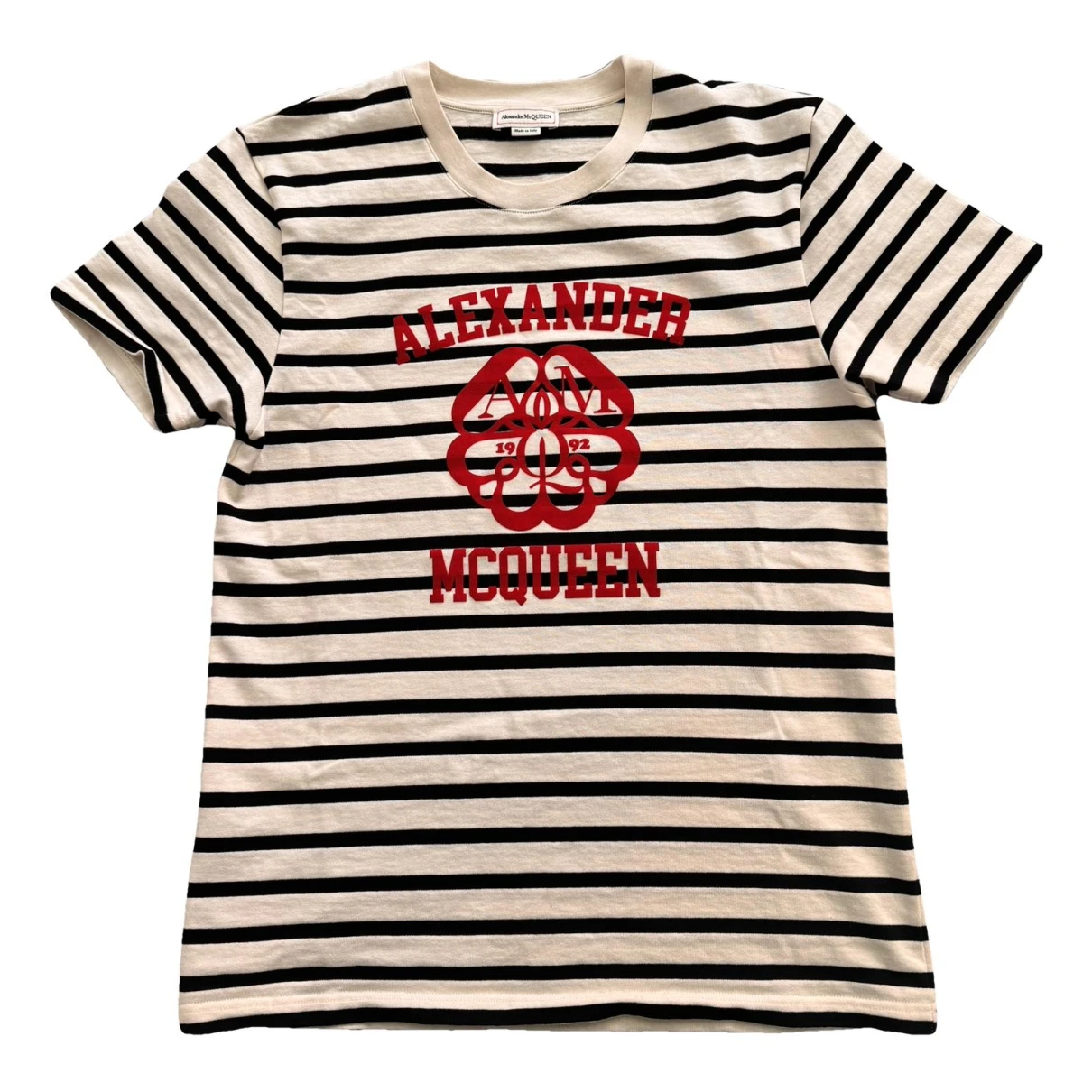 Pre-owned Alexander Mcqueen T-shirt In Beige