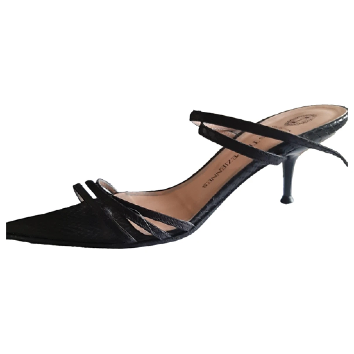 Pre-owned Les Tropeziennes Leather Sandals In Black