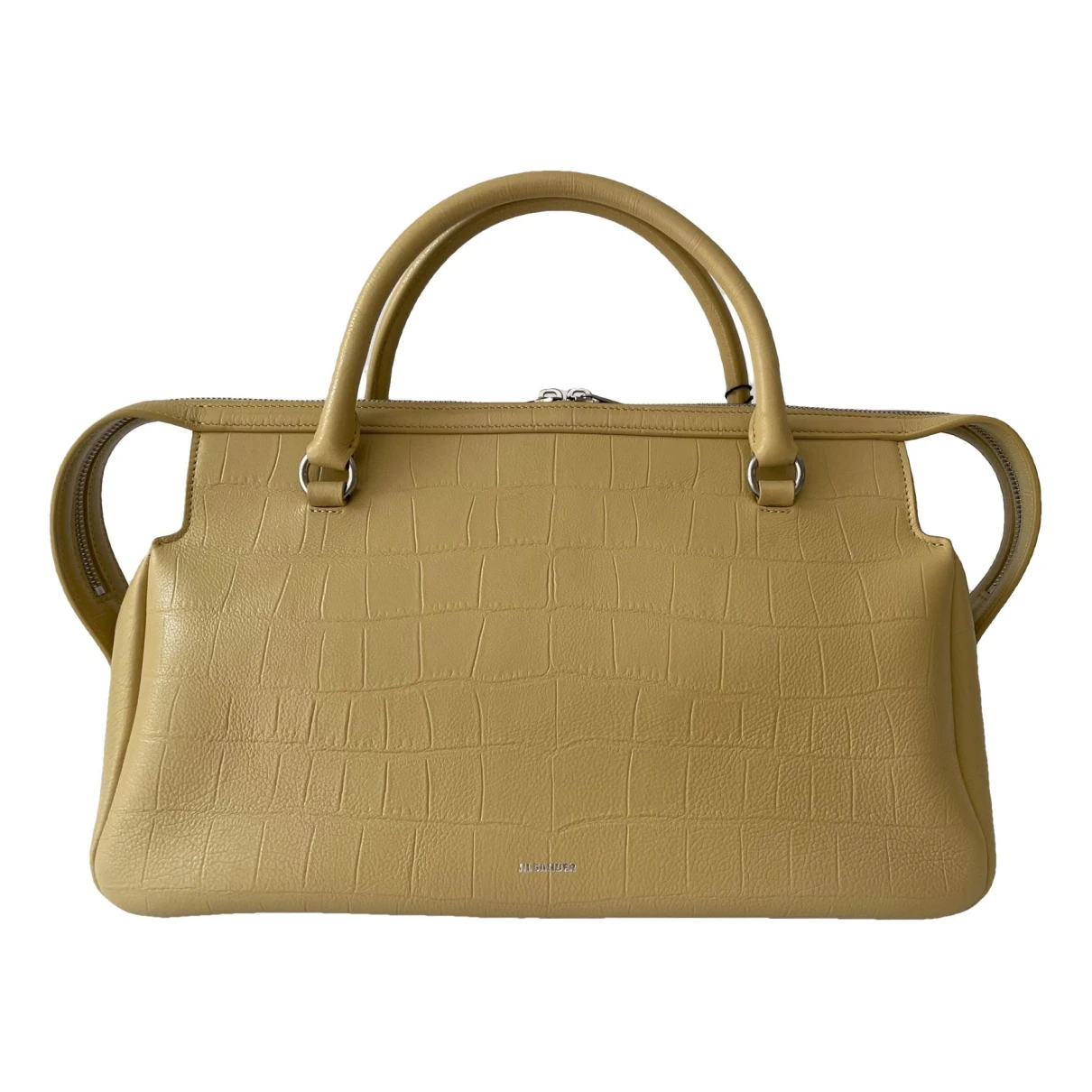 Pre-owned Jil Sander Leather Handbag In Camel