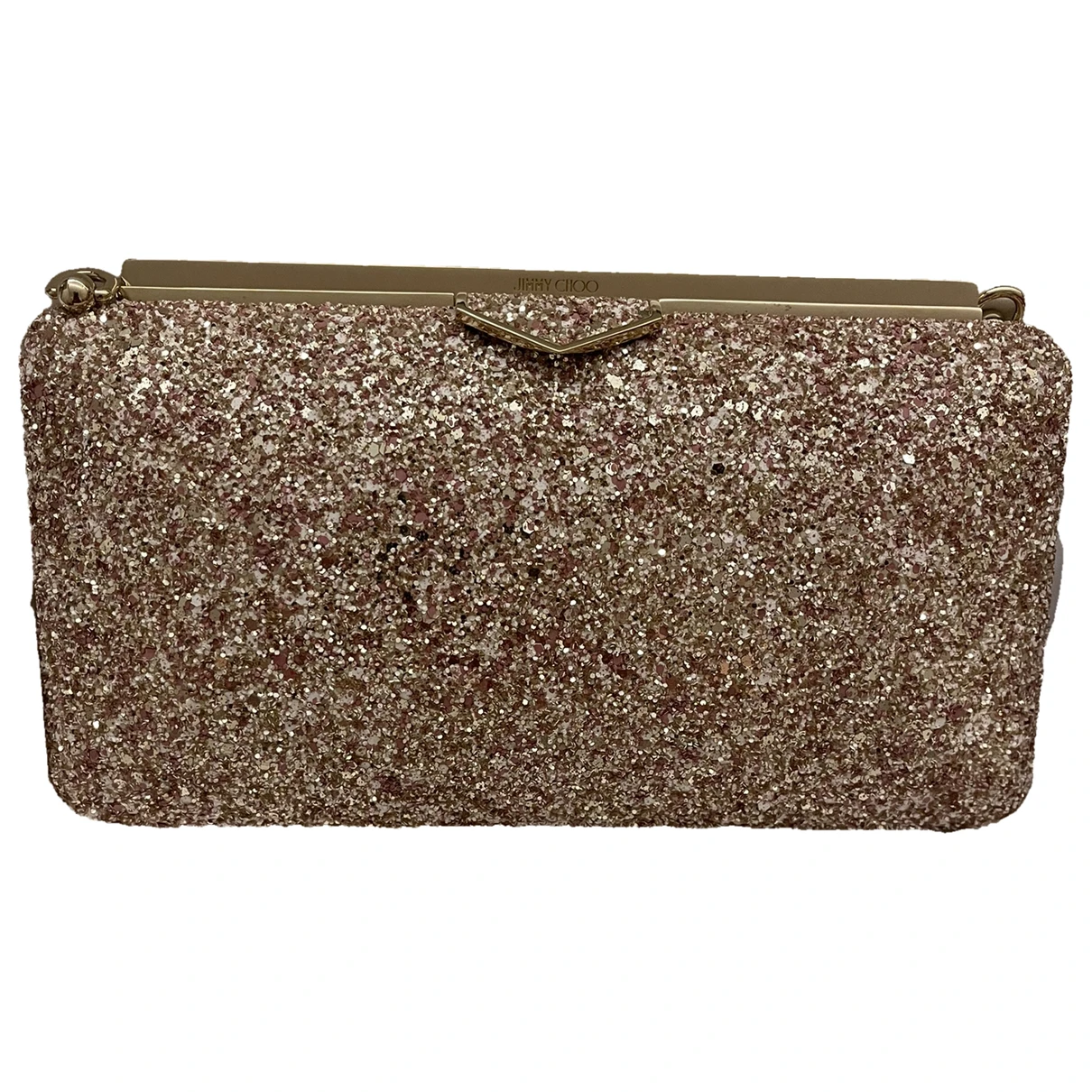 Pre-owned Jimmy Choo Glitter Clutch Bag In Other