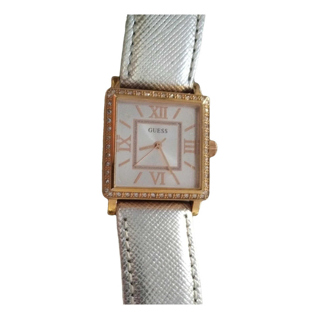 Pre-owned Guess Watch In Gold