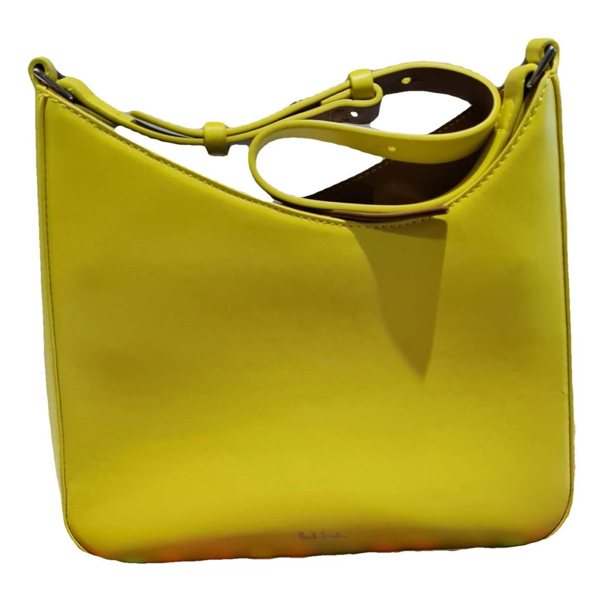 Pre-owned Paul Smith Leather Handbag In Yellow