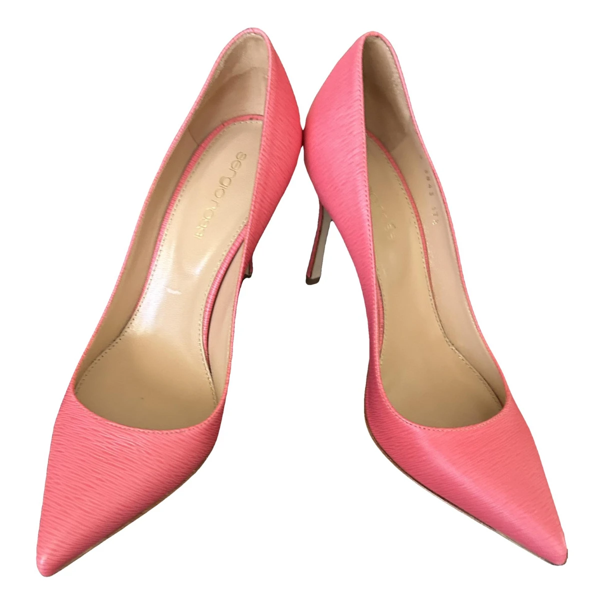 Pre-owned Sergio Rossi Leather Heels In Pink