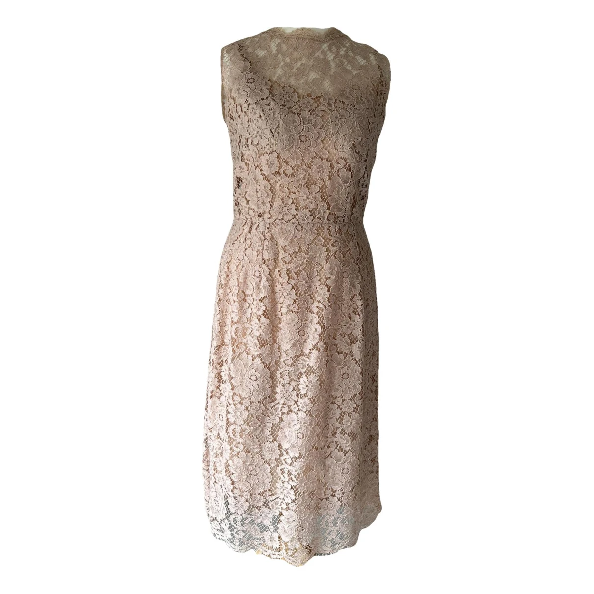 Pre-owned Dolce & Gabbana Lace Mid-length Dress In Other
