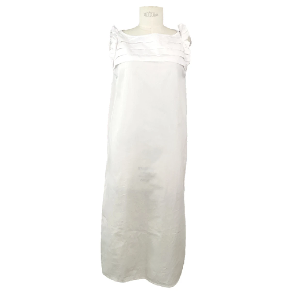 Pre-owned Cacharel Maxi Dress In White