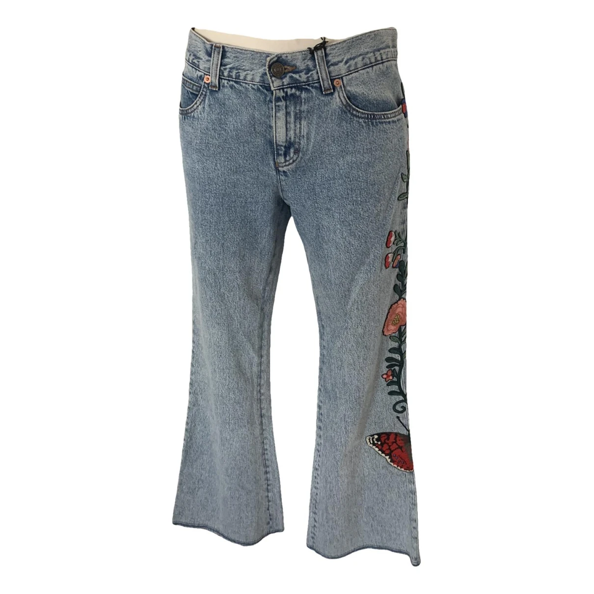 Pre-owned Gucci Large Jeans In Blue