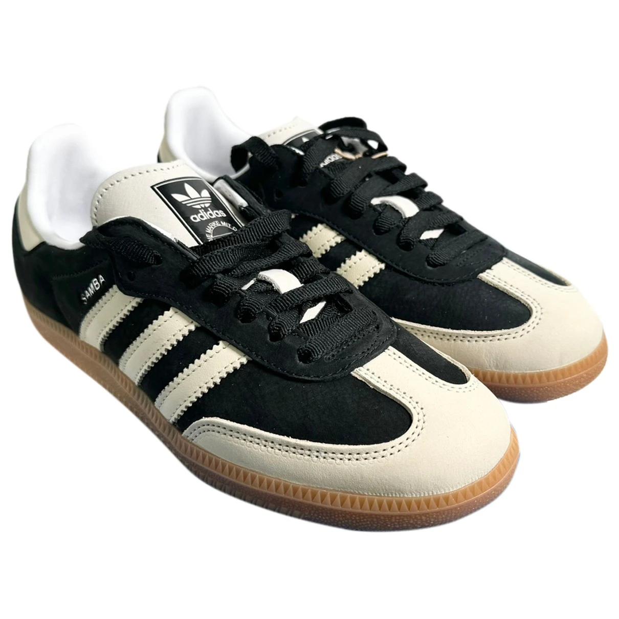 Pre-owned Adidas Originals Samba Trainers In Black