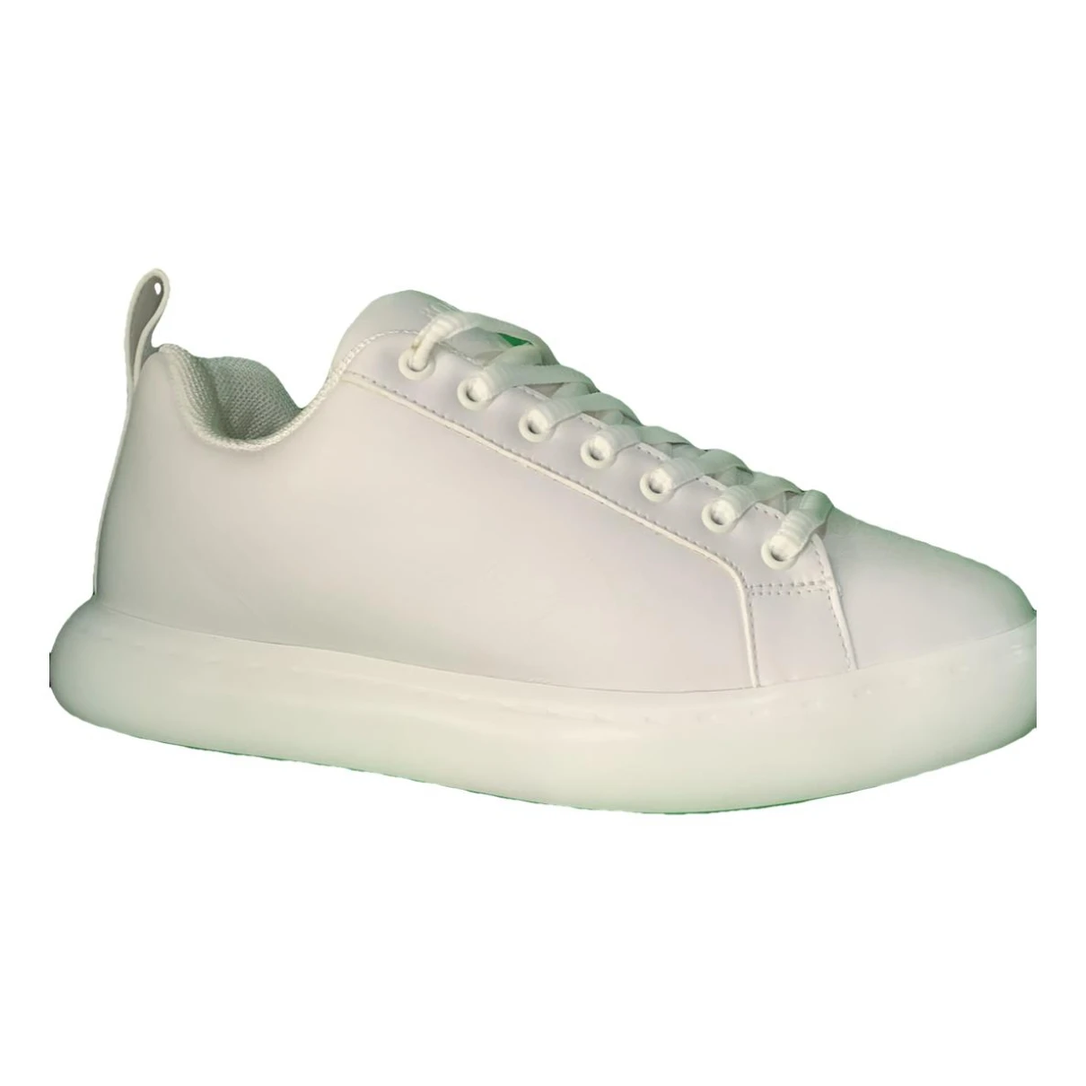 Pre-owned Bottega Veneta Pillow Leather Low Trainers In White